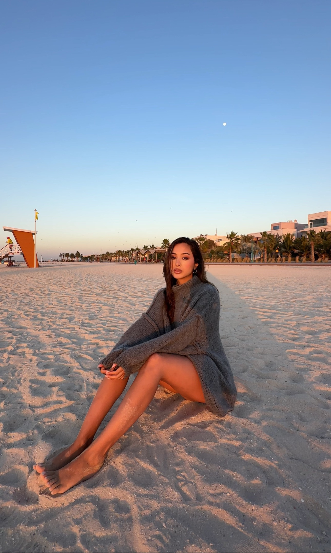 celine knit sweater grey