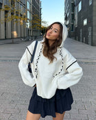 Emily Strickpullover Creme