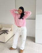 Stretch-Jeans weiß