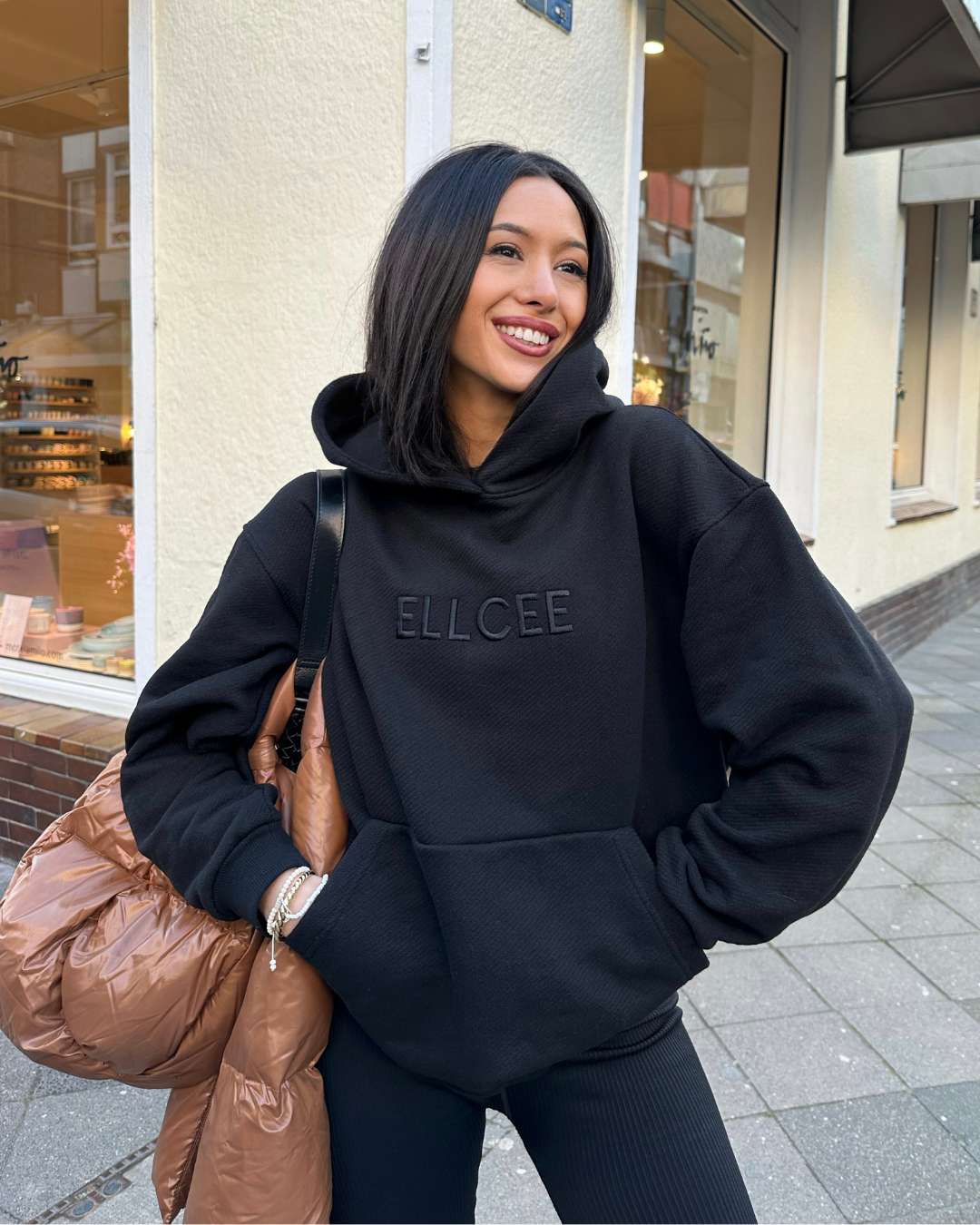 PREMIUM Hoodie schwarz