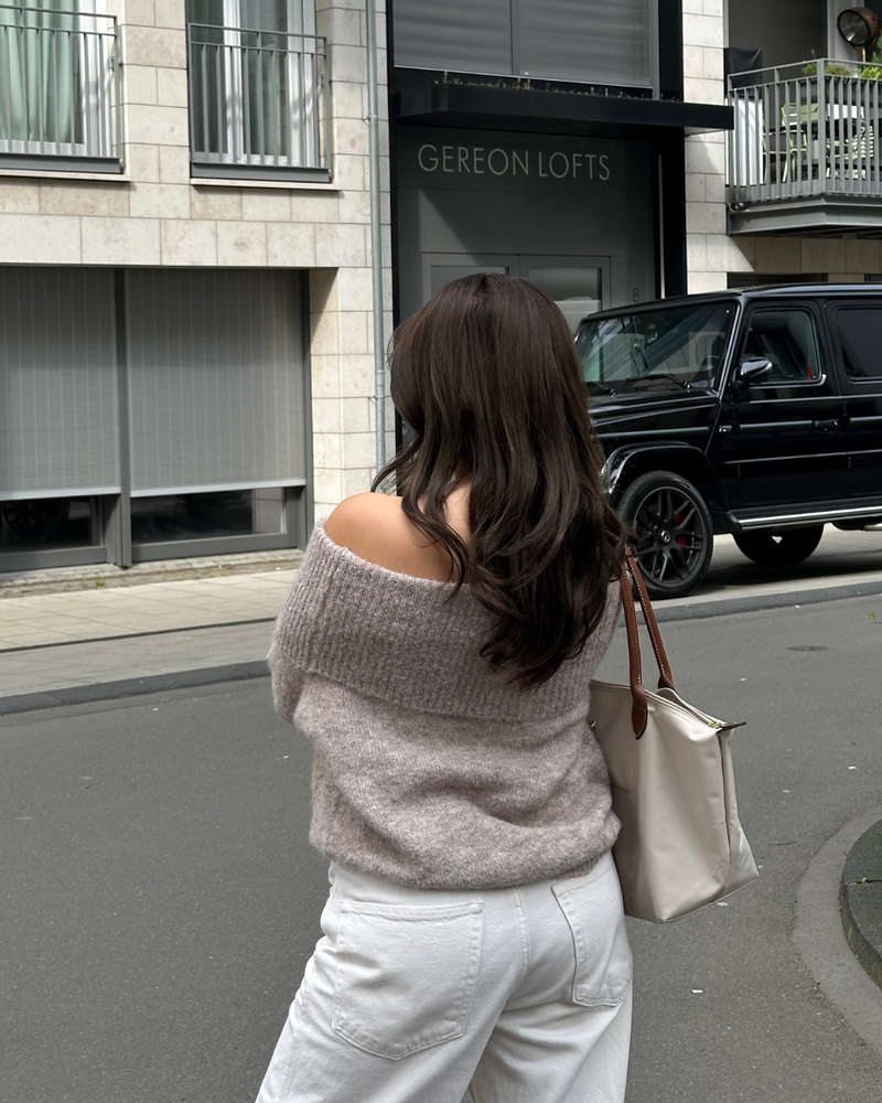 Kelly Strickpullover braun