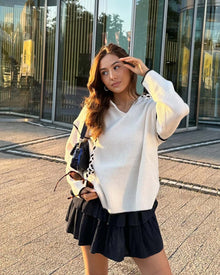 Emily Strickpullover Creme