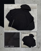 Premium Hoodie schwarz