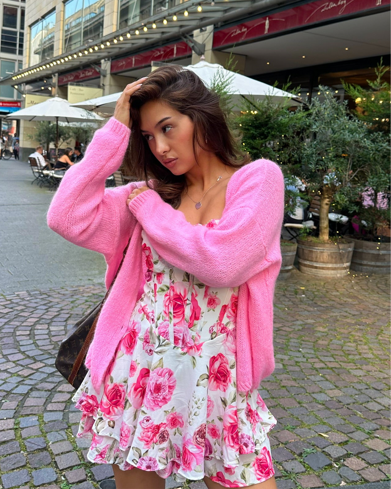 Taylor Strickjacke rosa