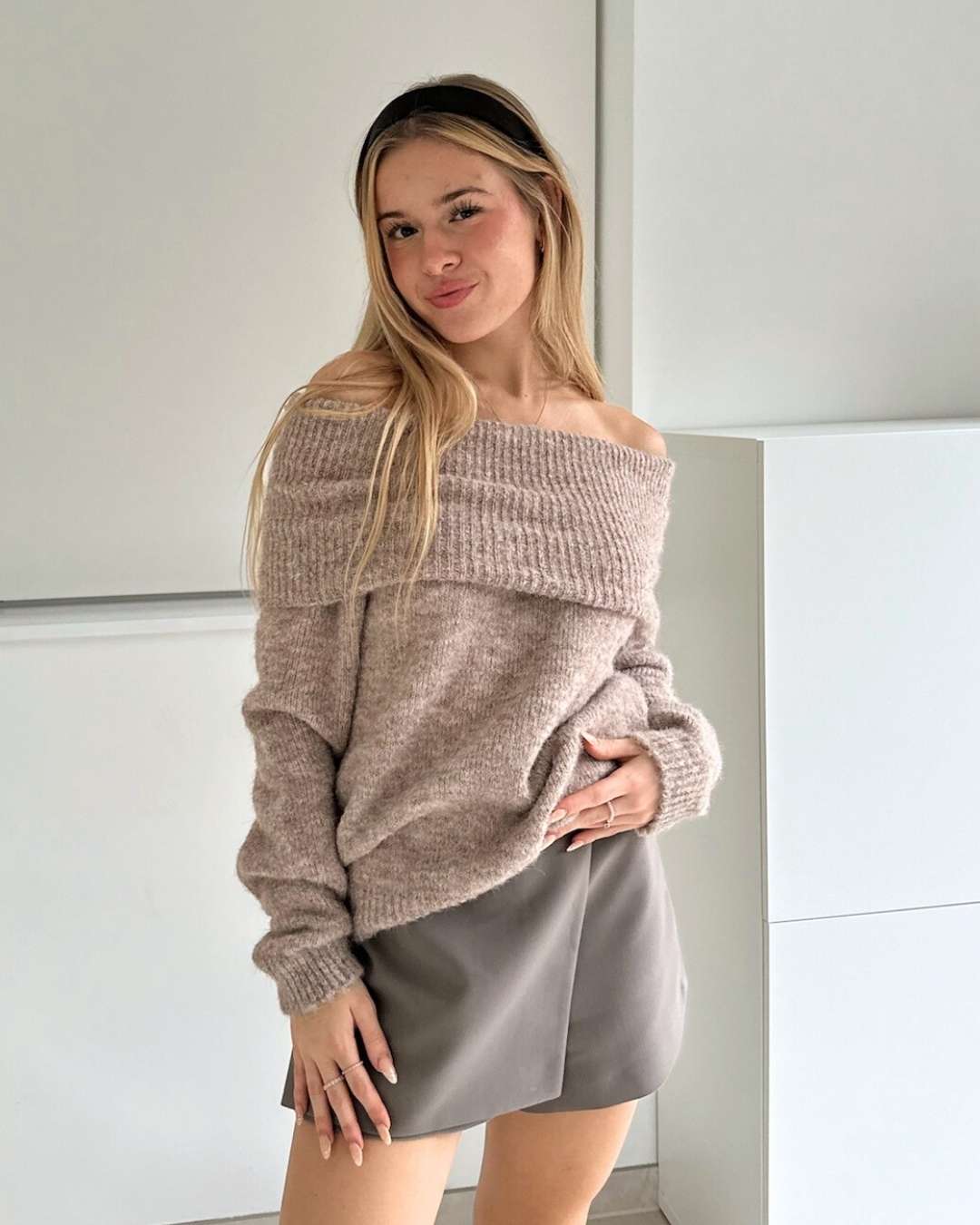 Kelly Strickpullover braun