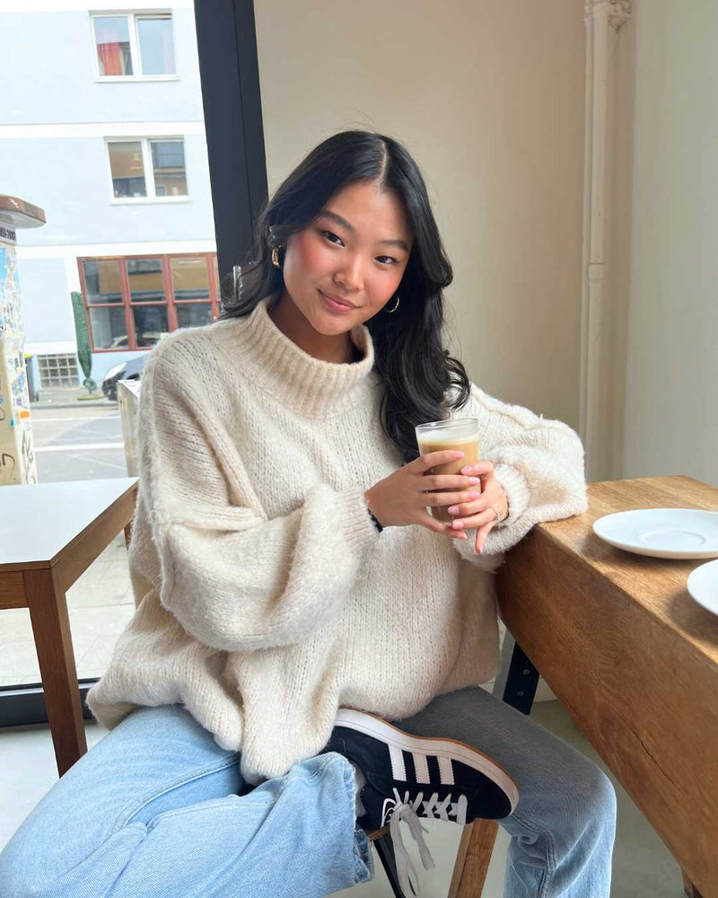 Celine Strickpullover Creme