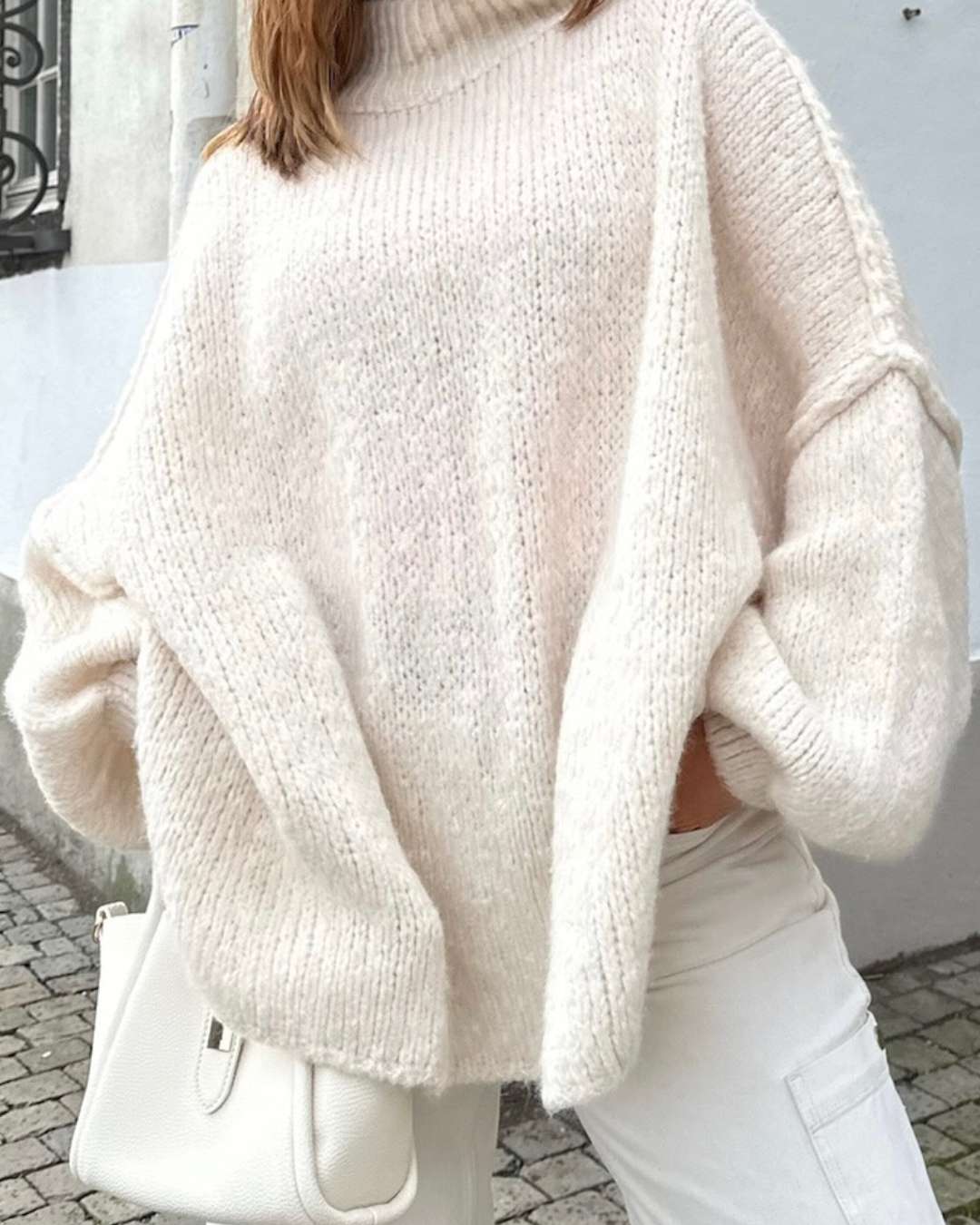 Celine Strickpullover Creme