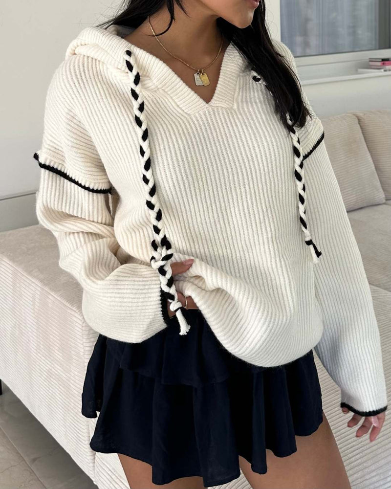 Emily Strickpullover Creme