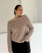Kelly Strickpullover braun