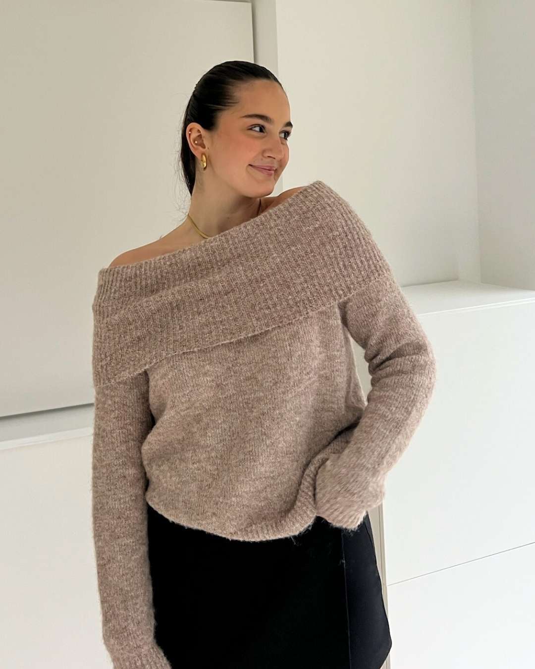 Kelly Strickpullover braun