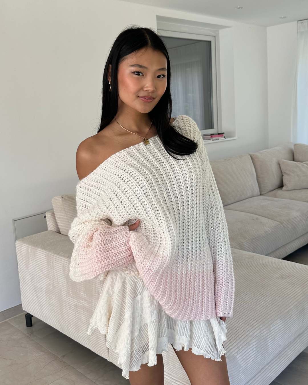 Sophia Strickpullover rosa