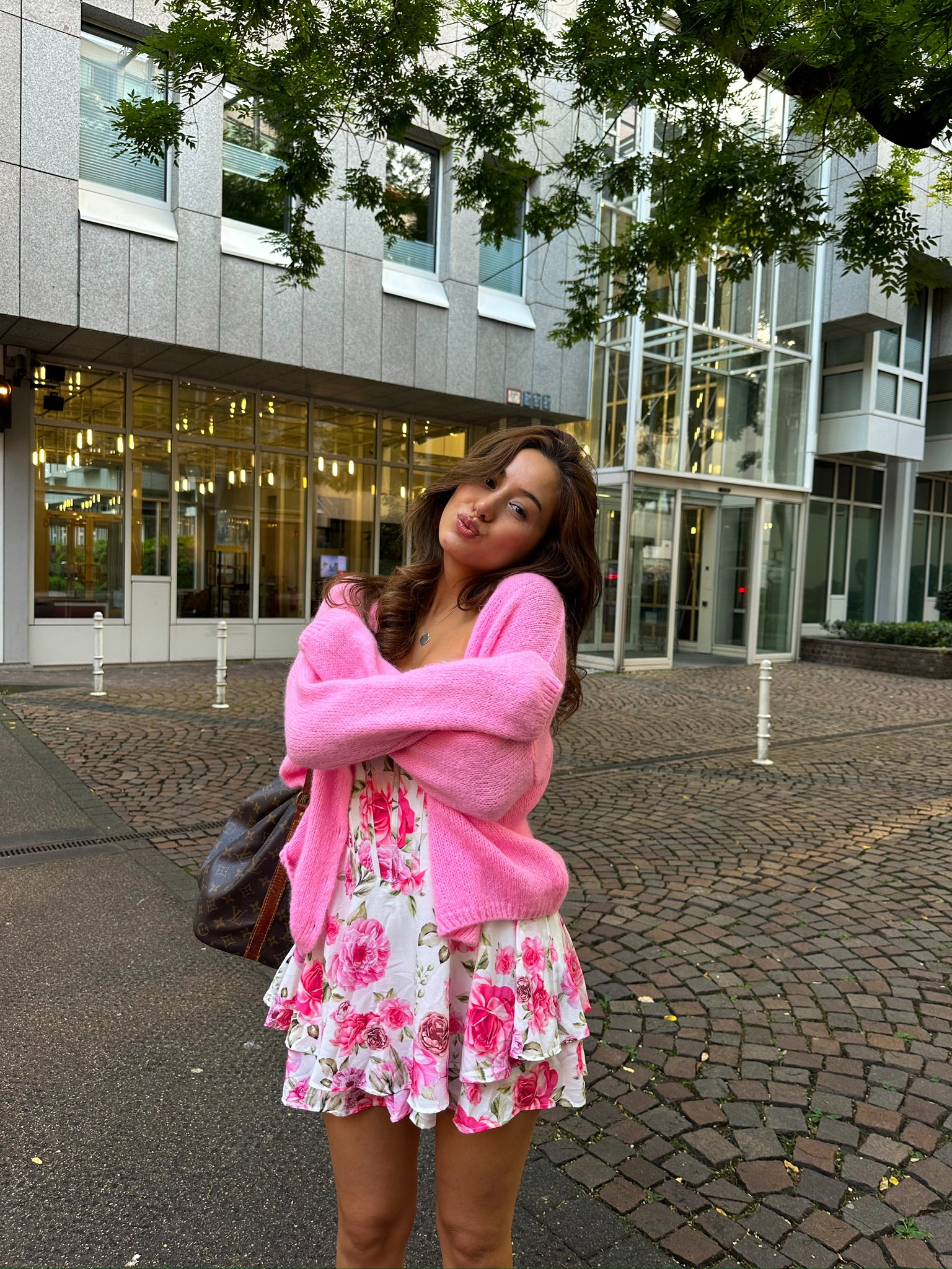 Taylor Strickjacke rosa