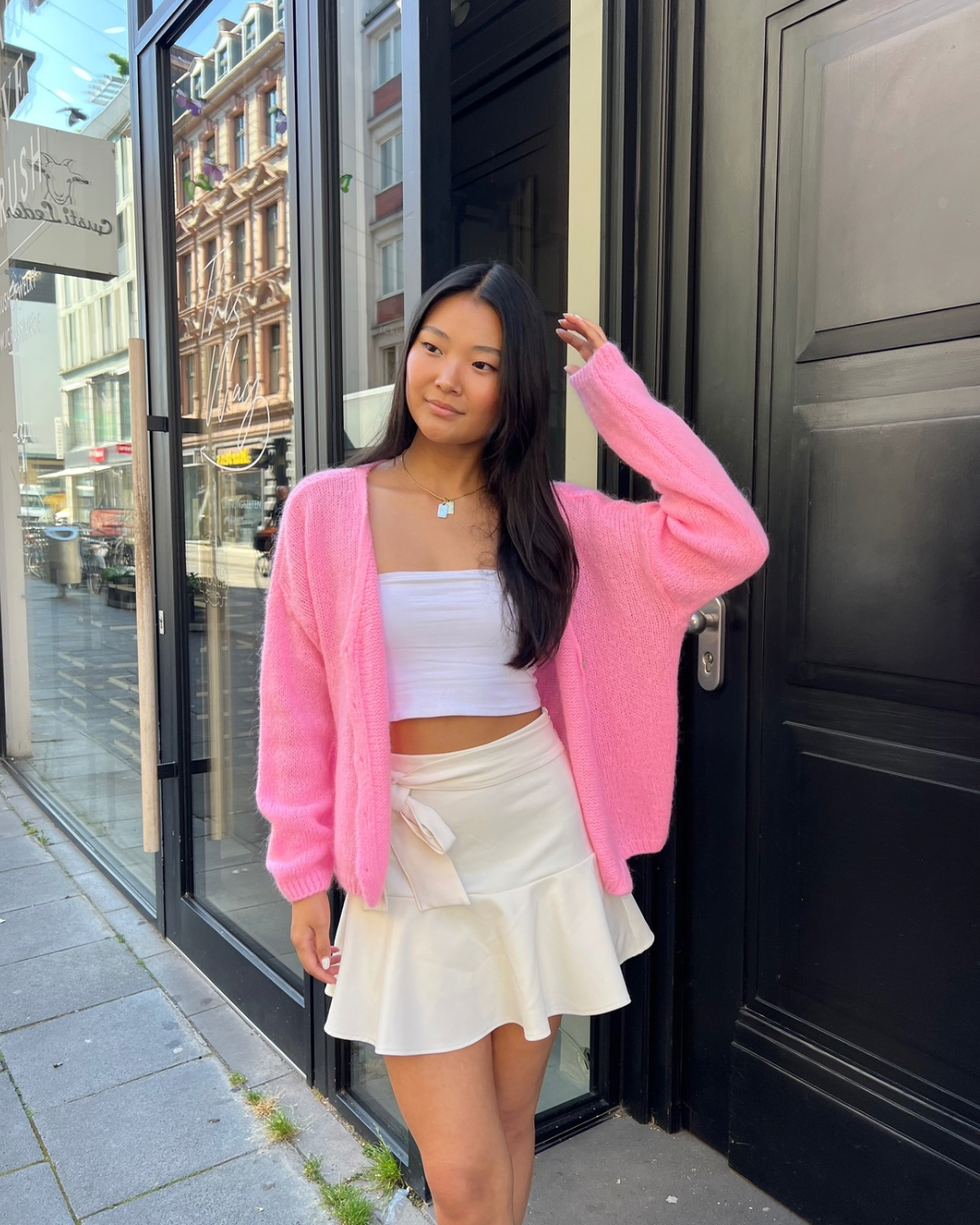 Taylor Strickjacke rosa