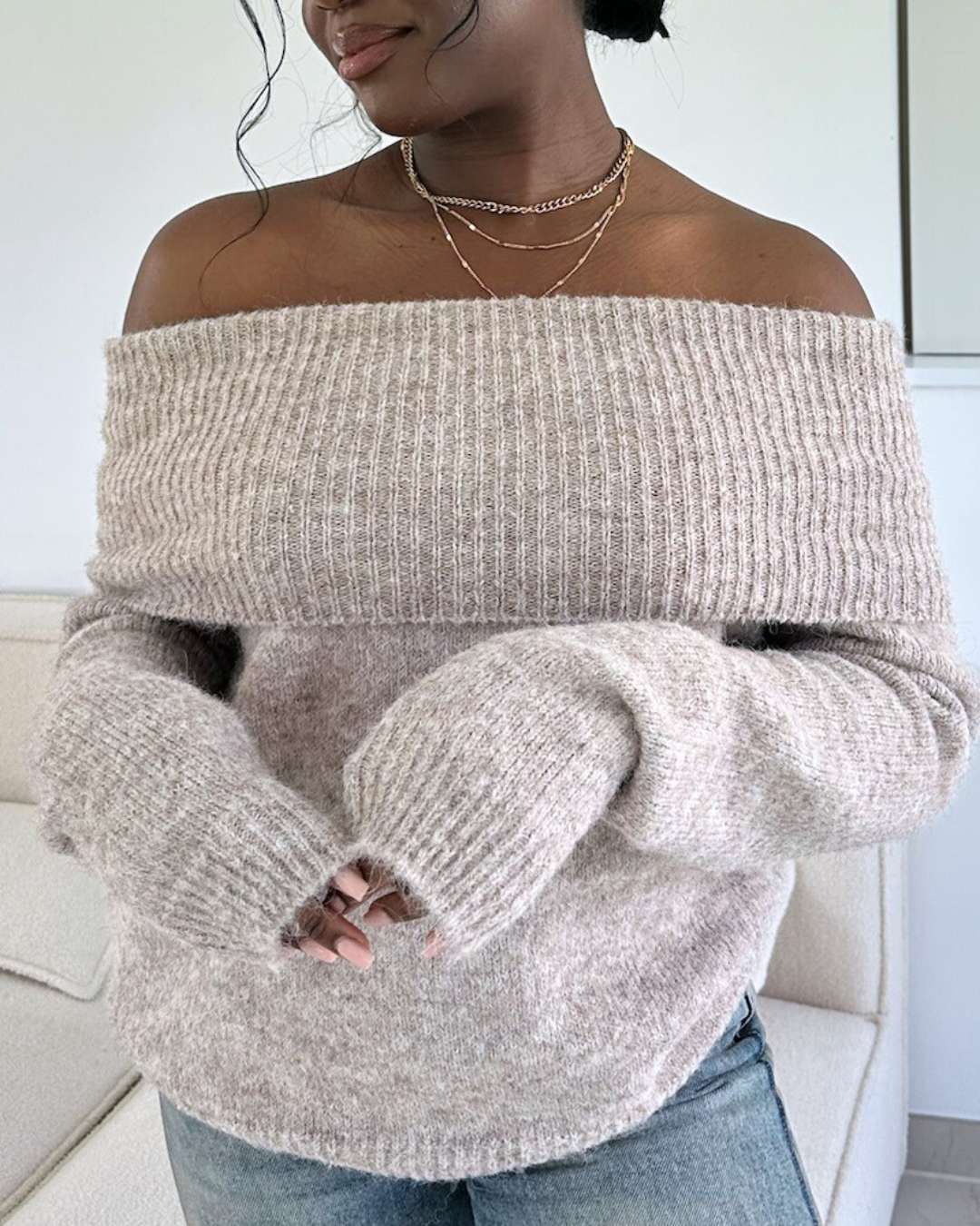 Kelly Strickpullover braun