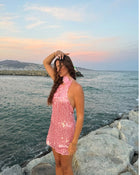 Flora Band Baby Pink